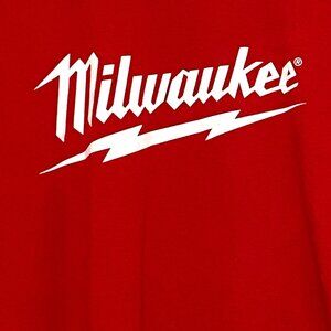 Milwaukee Tools Smooth From the‎ Start Mens T-Shirt 2XL Red Advertising USA